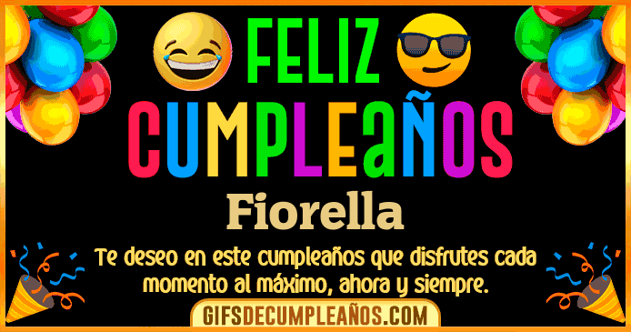 Feliz Cumpleaños Fiorella